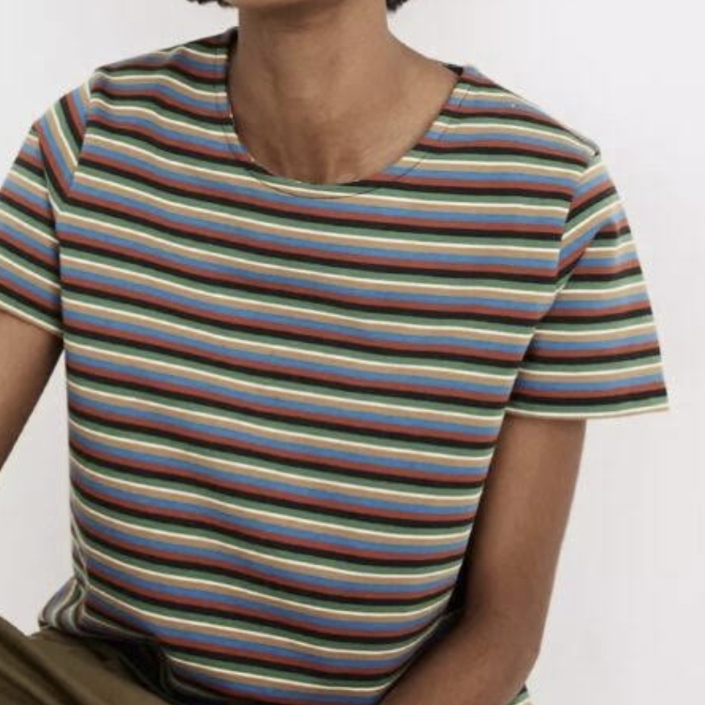 Madewell Luxe Boxy Crop Tee